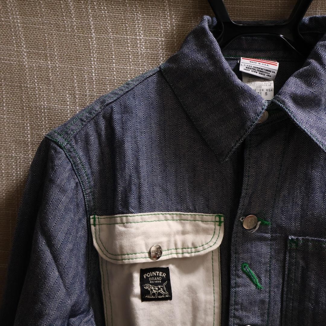 US-S Pointer Black Label Herringbone Coverall, Si… - image 5
