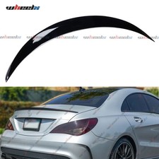 Glanz Schwarz Heckspoiler f&uuml;r Mercedes CLA C117 W117 CLA 45 Spoiler Hecklippe
