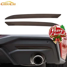 For Ford Mustang 2024+ Rear Fog Light Lamp Trim Cover Decor Accessories Smoked