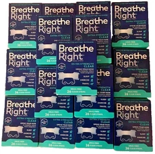 390 Breathe Right Nasal Strips Extra Strength Clear Sensitive Skin 15 x 26 Ct