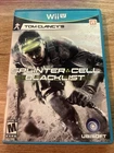 Tom Clancy's Splinter Cell: Blacklist (Nintendo Wii U) CIB Tested & Working