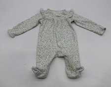 Carters One Piece Newborn Girls Floral Multicolor 2 Way Zipper. 48089