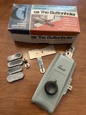 Accesorio automático de puntada de ojal Greist The Buttonholer de colección modelo #1