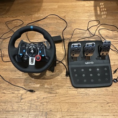 Logitech G29 Driving Force Racing Wheel & 3-Pedal Set for PS4/PS5/PC- Excellent 