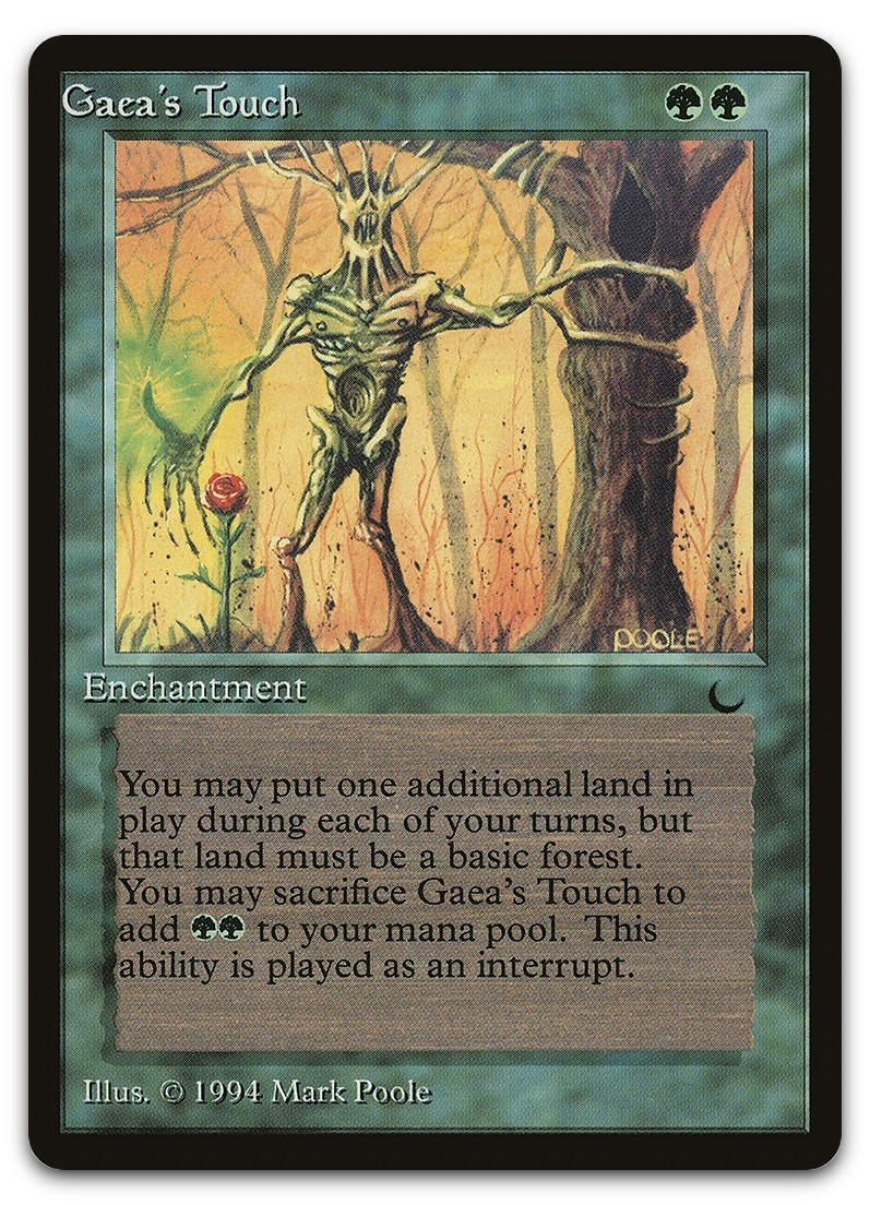 Gaea's Touch (NM) The Dark DRK Magic MTG