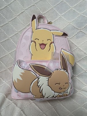 Pokemon Cafe Pikachu & Eevee Mini Backpack LoungeFly