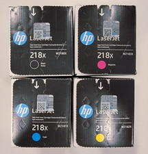 Genuine HP LaserJet 218X Full CMYK Toner Set NIB W2180X W2181X W2182X W2183X