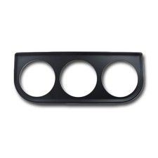 Motor Meter Racing 2-116 52mm Triple Gauge Mounting Panel Black