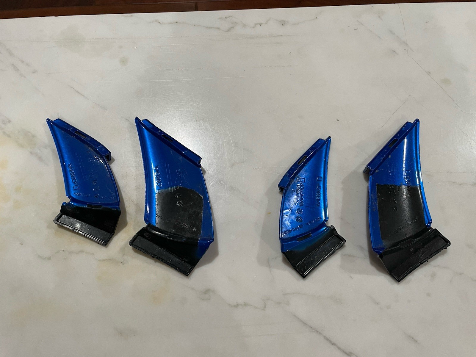 2024 Mclaren Artura Front Fender Vents Oem Blue