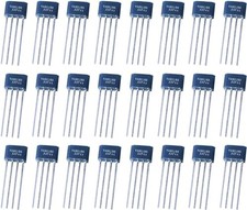 Young Wolf Lot de 50 puces solaires YX8018 LED pour pelouse - Transistor TO-9...