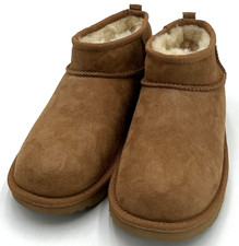 UGG Classic Ultra Mini Big Kid's Size 5 Chestnut Boots