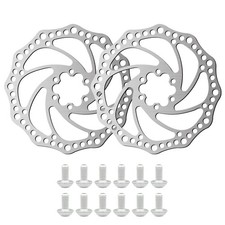2Pcs 60Mm Disc Brake Rotor Stainless Steel Bike Disc Brake Rotor with 6 Bolts Fi