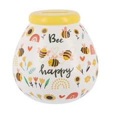 Pot of Dreams Ceramic Money Box Bee Happy Fund