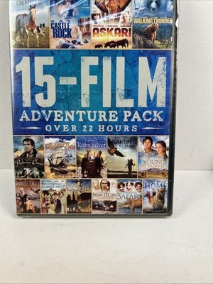15-Film Adventure Pack (DVD, 2012, 3-Disc Set) BRAND NEW