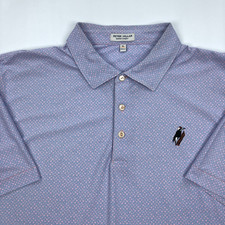Peter Millar Polo Shirt Men XL Forest Creek Pinehurst NC Summer Comfort