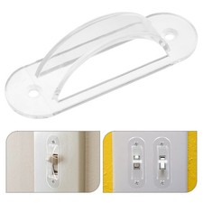 10 Pcs Light Switch Lock Cover Clear Button Protector Child Proof Wall