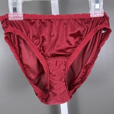 Vintage Women  s Panties Maidenform Red 40525 Size 4 XS Nylon ILGWU Union USA