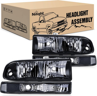 Headlight Assembly for 1998 1999 2000 2001 2002 2003 2004 2005 Chevy Blazer Head