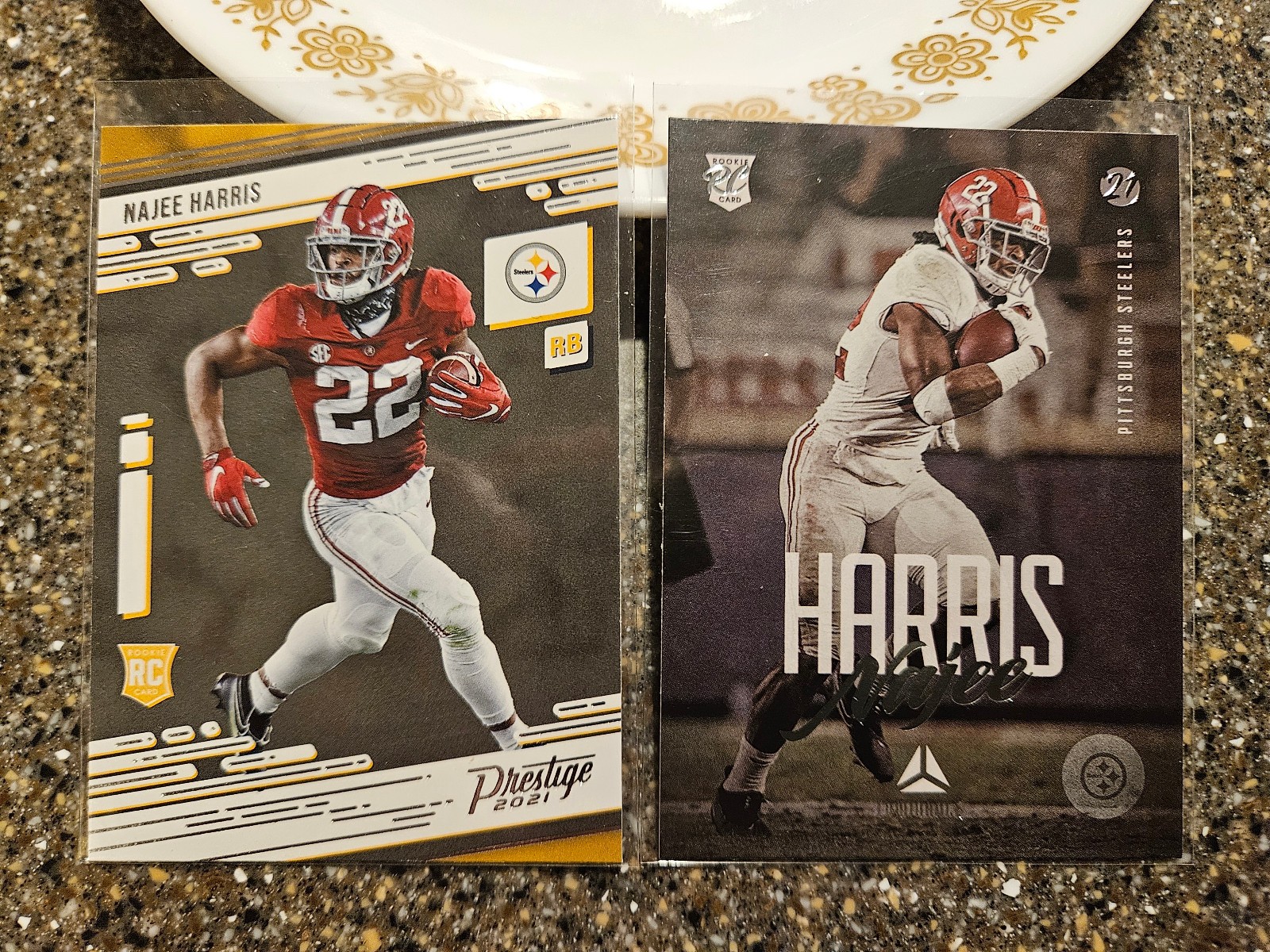 2021 Panini Luminance & Prestige Najee Harris RC #173 209 Both!