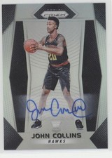 2017 Panini Silver Prizm #109 John Collins Hawks RC Rookie AUTO