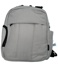 Baby Brezza Quilted Puffer Backpack Diaper Bag - Taupe - NEW  