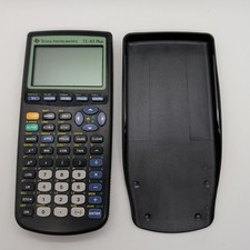Texas Instruments TI-83 Plus Graphing Calculator w Slide Cover - Tested Working