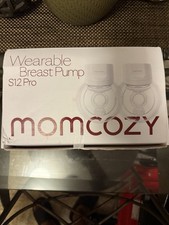 Momcozy S12 9-Levels Double Wearable Breast Pump - White