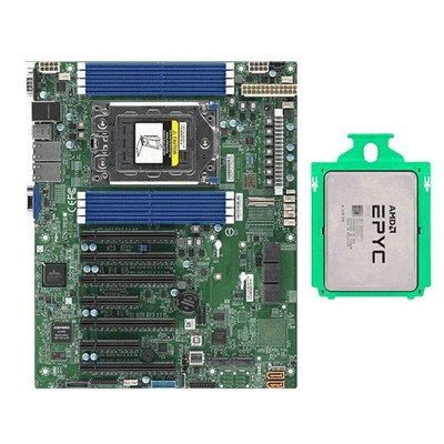 Supermicro H12SSL-i SP3 Motherboard With AMD EPYC 7F72 3.2GHz CPU 24 Cores 192MB