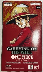 One Piece TCG: Carrying On His Will Sleeved Booster Pack OP-13