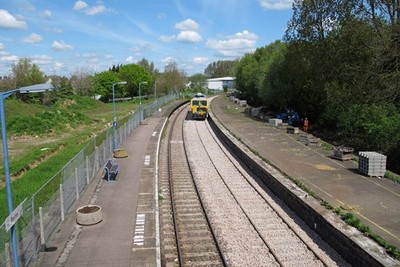 Foto A2 Stopfmaschine auf der neu installierten Beccles Loop (2) viel von c2012