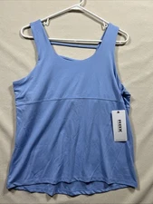 RBX Women’s Large Tank Top Sleeveless Athletic Shirt Blue Live Active XL 1043