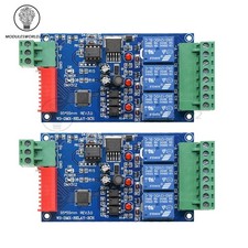 2PCS DMX512 5A 3-Channel Controlled Relay Switch Converter DMX Dimmer Relay