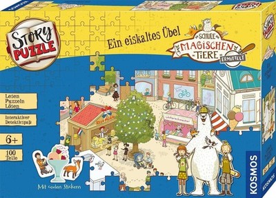 KOSMOS 682569 Story Puzzle Magische Tiere Ein eiskaltes Übel 100 Teile ab 6