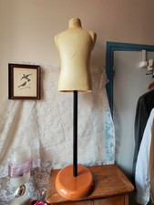 Buste Mannequin Enfant Vintage + Socle Bois Tourné - 80s/90s