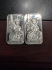 2x1oz Engelhard 1986MTB Liberty Trade Silver Consecutive Serial Numbers!!!
