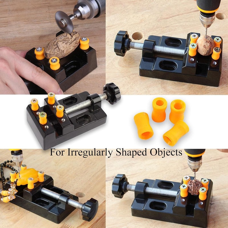 8 Hole Mini Flat Clamp 57mm Flat Bench Vise Bench Clamp Bench Drill Press Vice