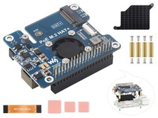 PCIe To M.2 Adapter PoE HAT For Raspberry Pi 5 NVMe 2230/2242 SSD MKey