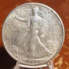 1945 Walking Liberty Half Dollar - 90% Silver BU Slider