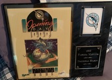 Florida Marlins Opening Day Inaugural Season 1993 Dodgers plaque