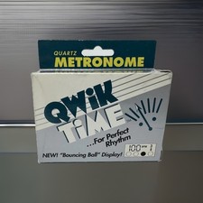 Qwik Time Qt-7 Quartz Metronome with Bouncing Ball Display