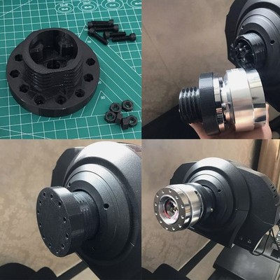Für Thrustmaster T500/T300/TS-PC/TX Racing Car Lenkrad Adapter Konverter 70/74mm