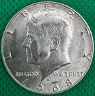 1968-D Kennedy Half Dollar UNC; 40% Silver(701e)