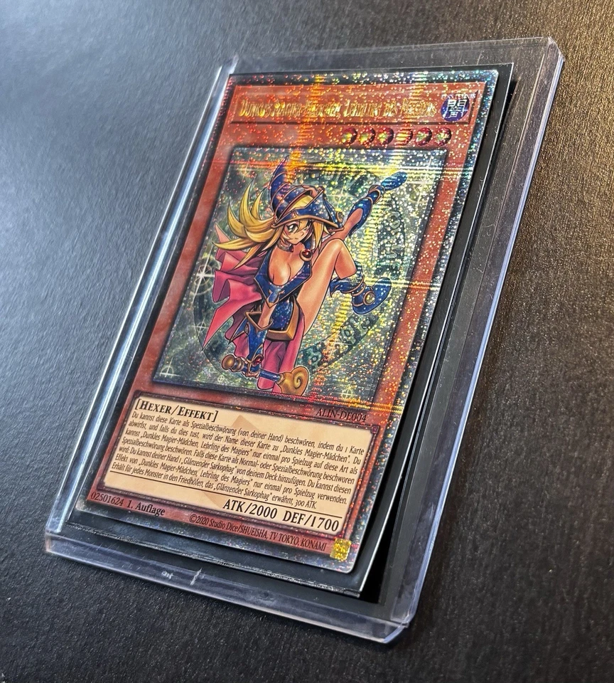 Yu-Gi-Oh! Dunkler Magier-Mädchen, Lehrling Des Magiers ALIN QCSR NM 1. Auflage - Bild 2 von 4