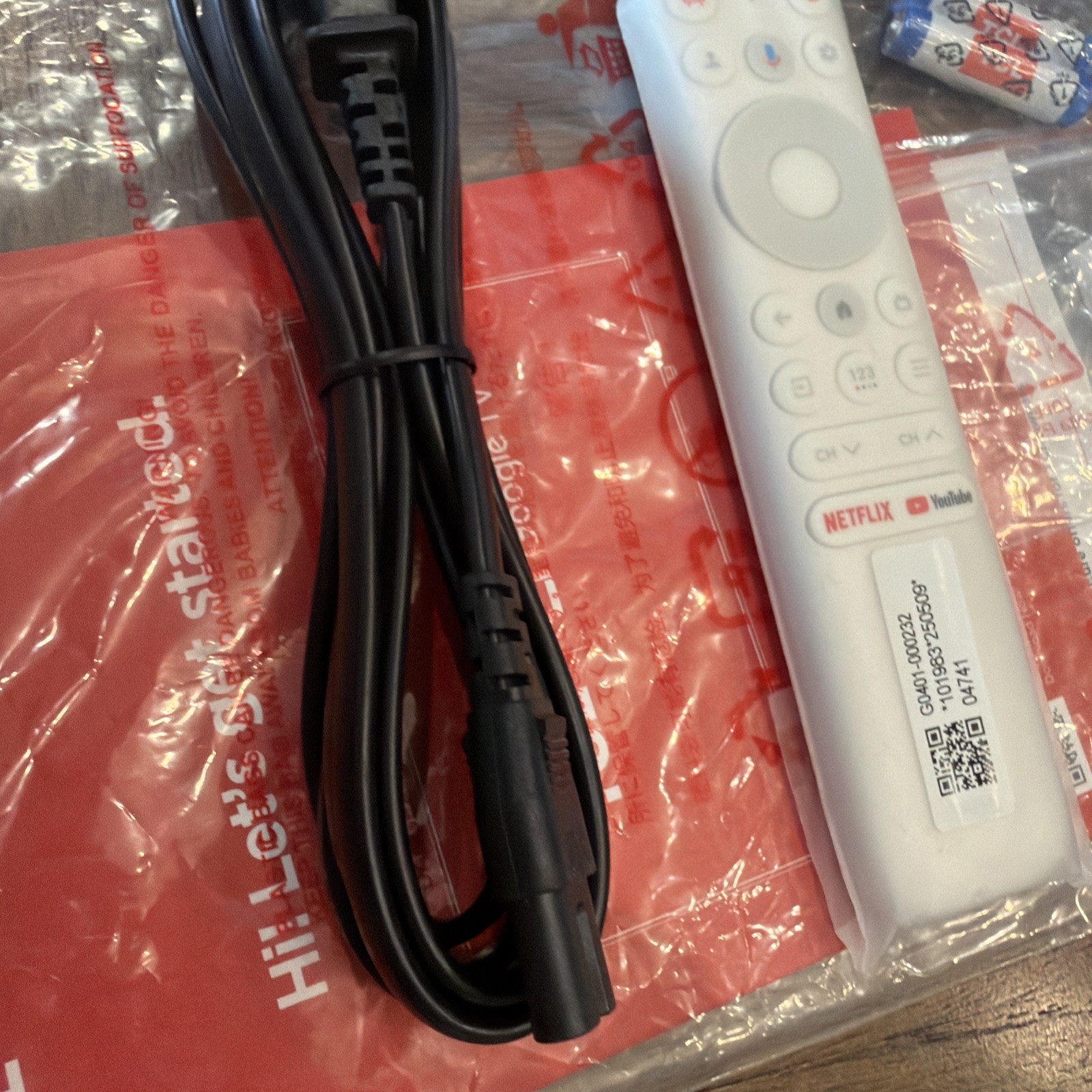 New RC902N FER1 Voice Remote Control For TCL TV 55A300W Power Cord For Tcl A300