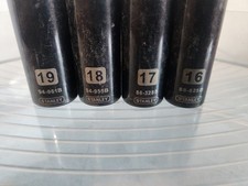 Stanley Black Chrome 4 Piece Deepwell Metric 6 Point Socket Set For 38 Drive Stanley Black Chrome 4 Piece Deepwell Metric 6 Point Socket Set For 38 Drive