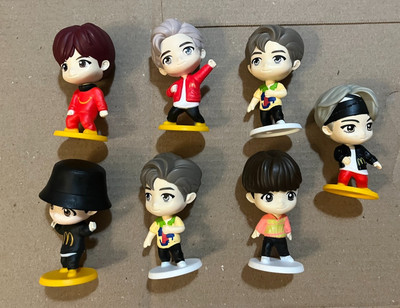 McDonalds Tinytan x BTS 2025 Happy Meals Toys Lot of 7 figures 3.5 inch