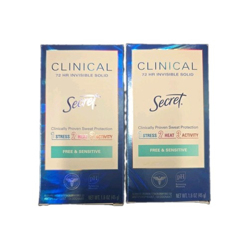 Secret Clinical Strength Antiperspirant Deodorant for Women Sensitive 2 Pack