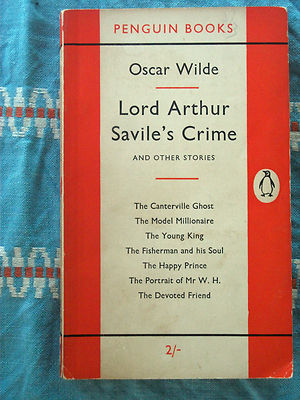 Penguin Book 1021 Lord Arthur Savile's Crime & Other Stories by Oscar Wilde 1954