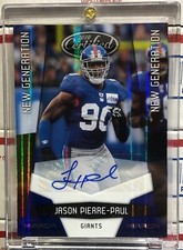 2010 PANINI CERTIFIED JASON PIERRE PAUL, #218, ROOKIE, AUTO, BLUE SERIAL #25/50