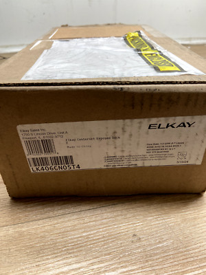 Elkay LK406GN05T4 Centerset Exposed Deck Faucet wi9 1/2  Gooseneck Spout ,Chrome
